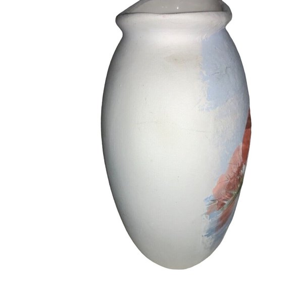 Clay Vase/ Planter with Country Barn Farm Scene - Picture 4 of 8